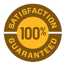 100% satisfaction guarantee