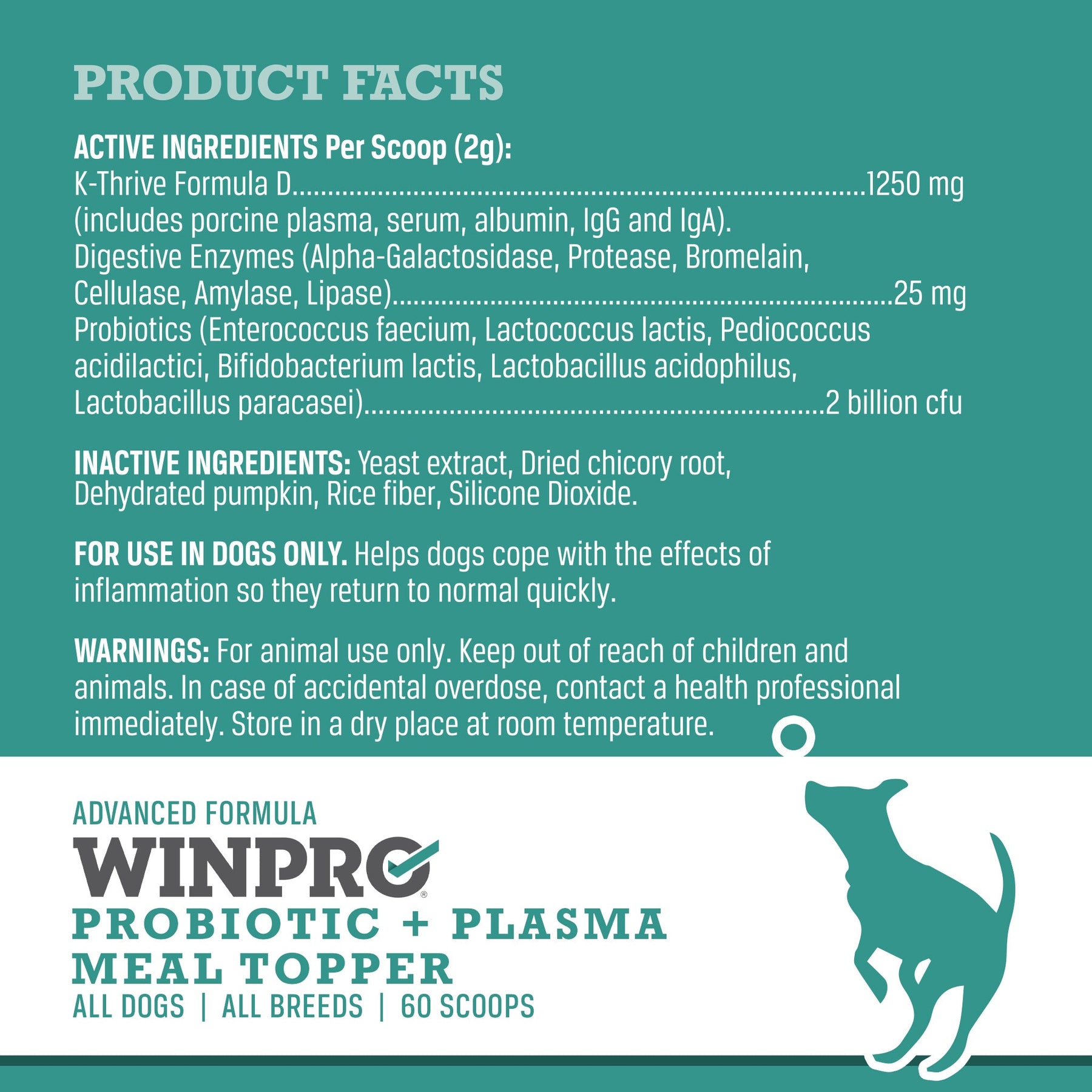 Pre+Probiotic Plasma Meal Topper